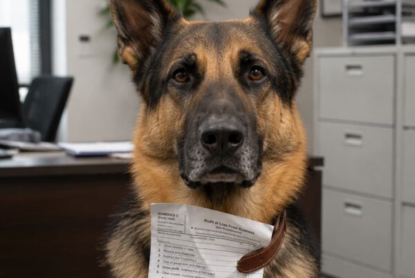 a dog as a tax write off