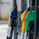 a gas pump representing the gas tax