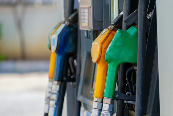 a gas pump representing the gas tax